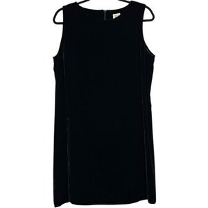 GAP‎ Velvet Dress Women's Size 10 Black Vintage Style Elegant Party Cocktail